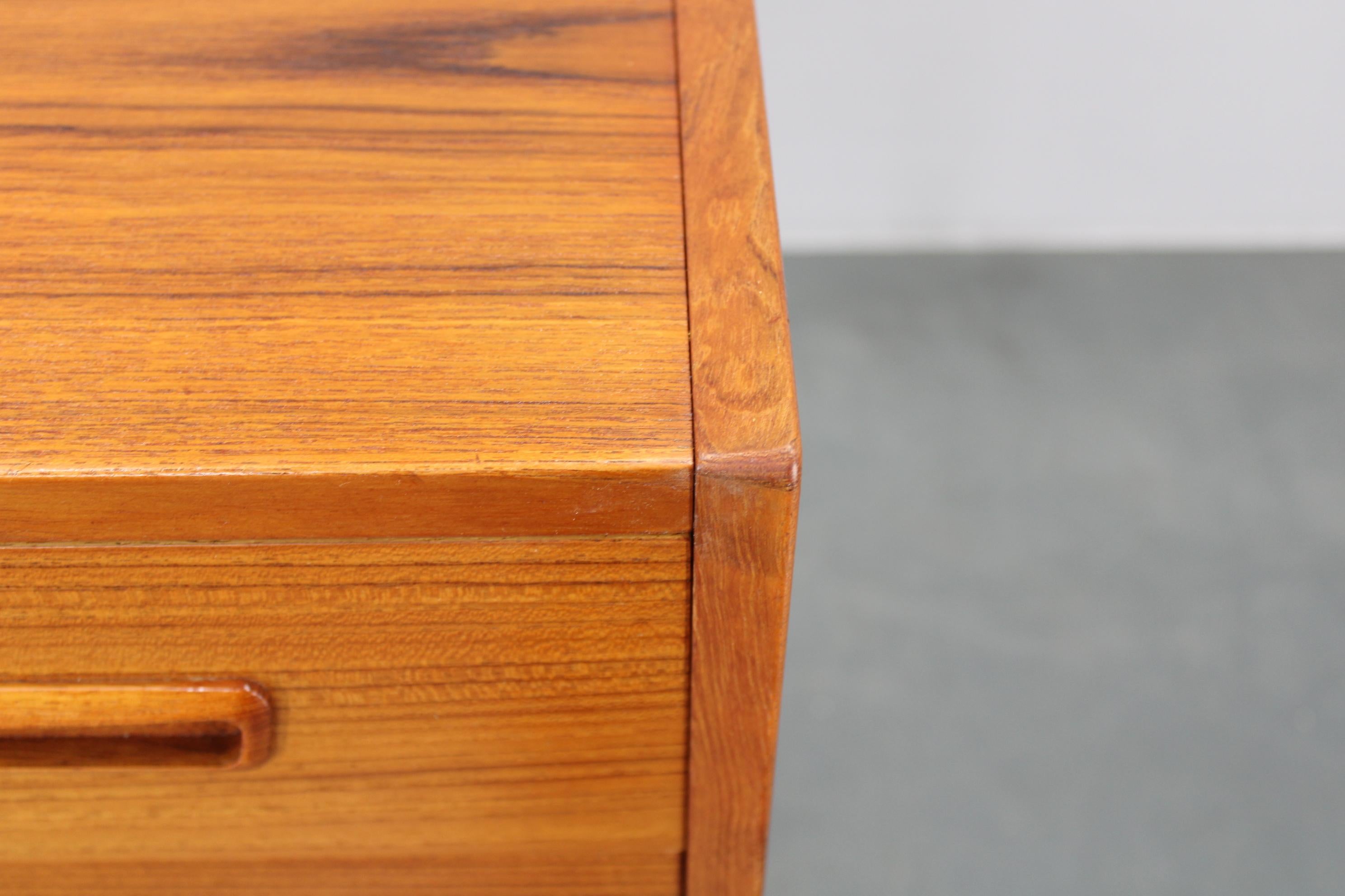 1960s Danish Teak Chest of Drawers For Sale 8