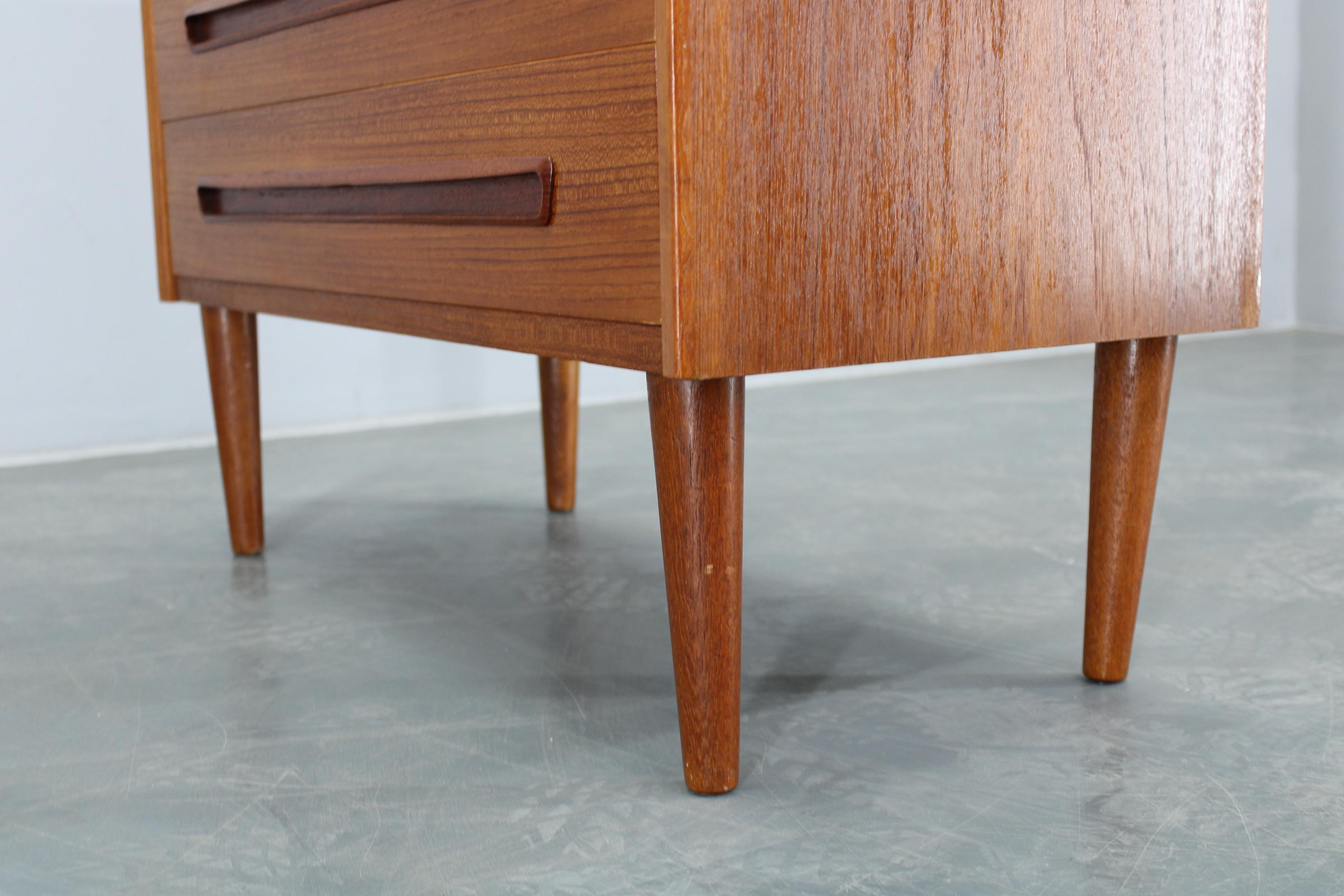 1960s Danish Teak Chest of Drawers For Sale 12