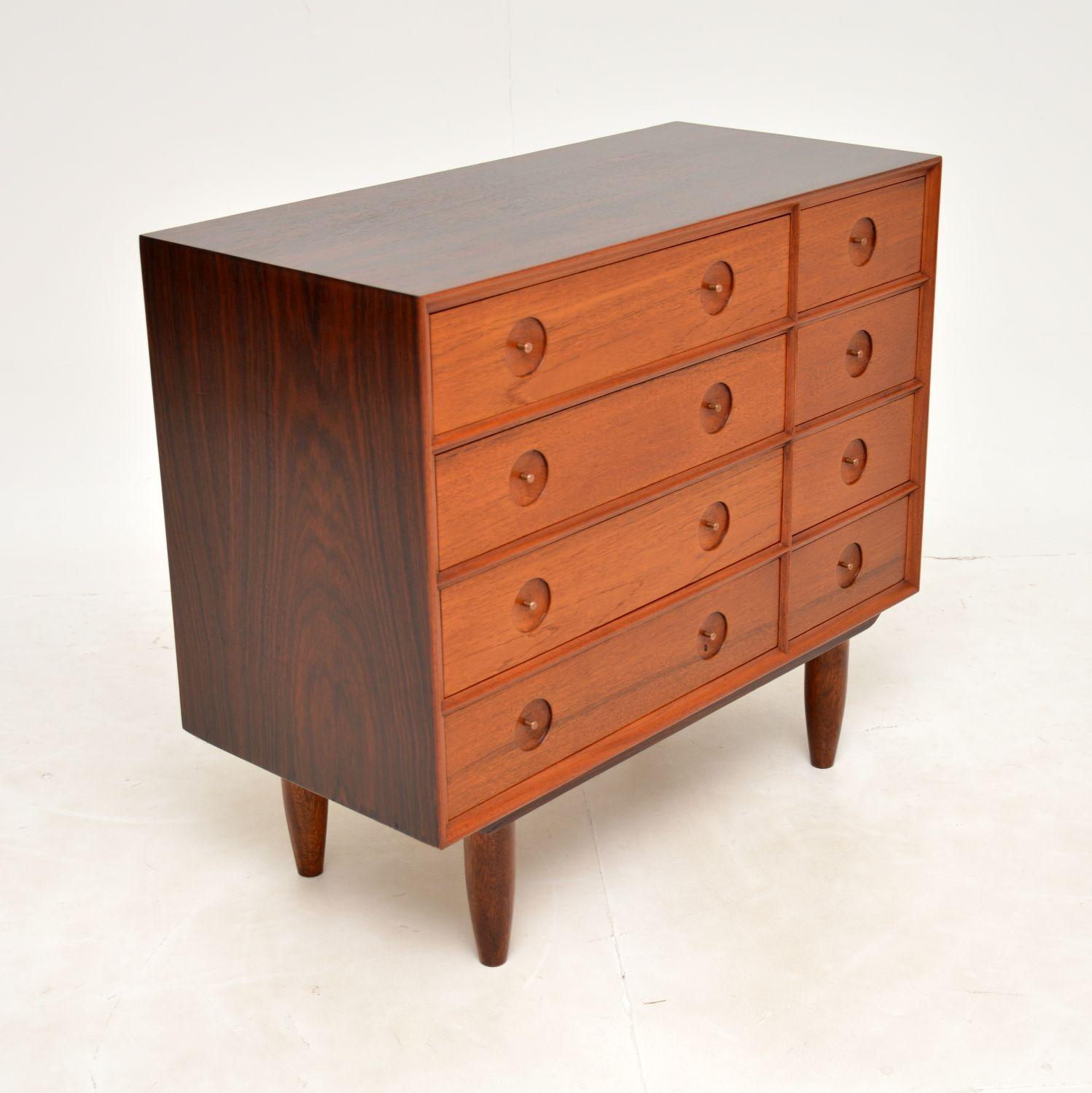 1960's Danish Teak Chest of Drawers In Good Condition In London, GB