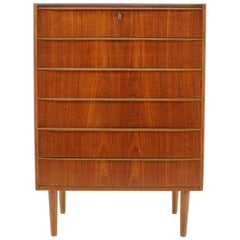 1960s Danish Teak Chest of Drawers