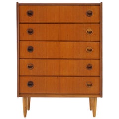 1960s Danish Teak Chest of Drawers