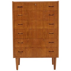 Vintage 1960s Danish Teak Chest of Drawers