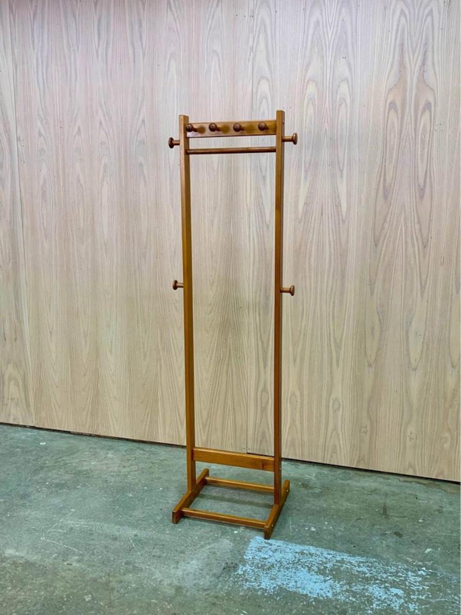 1960s Danish Teak Coat Rack  Hat Stand 2