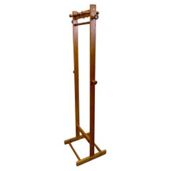 Vintage 1960s Danish Teak Coat Rack  Hat Stand