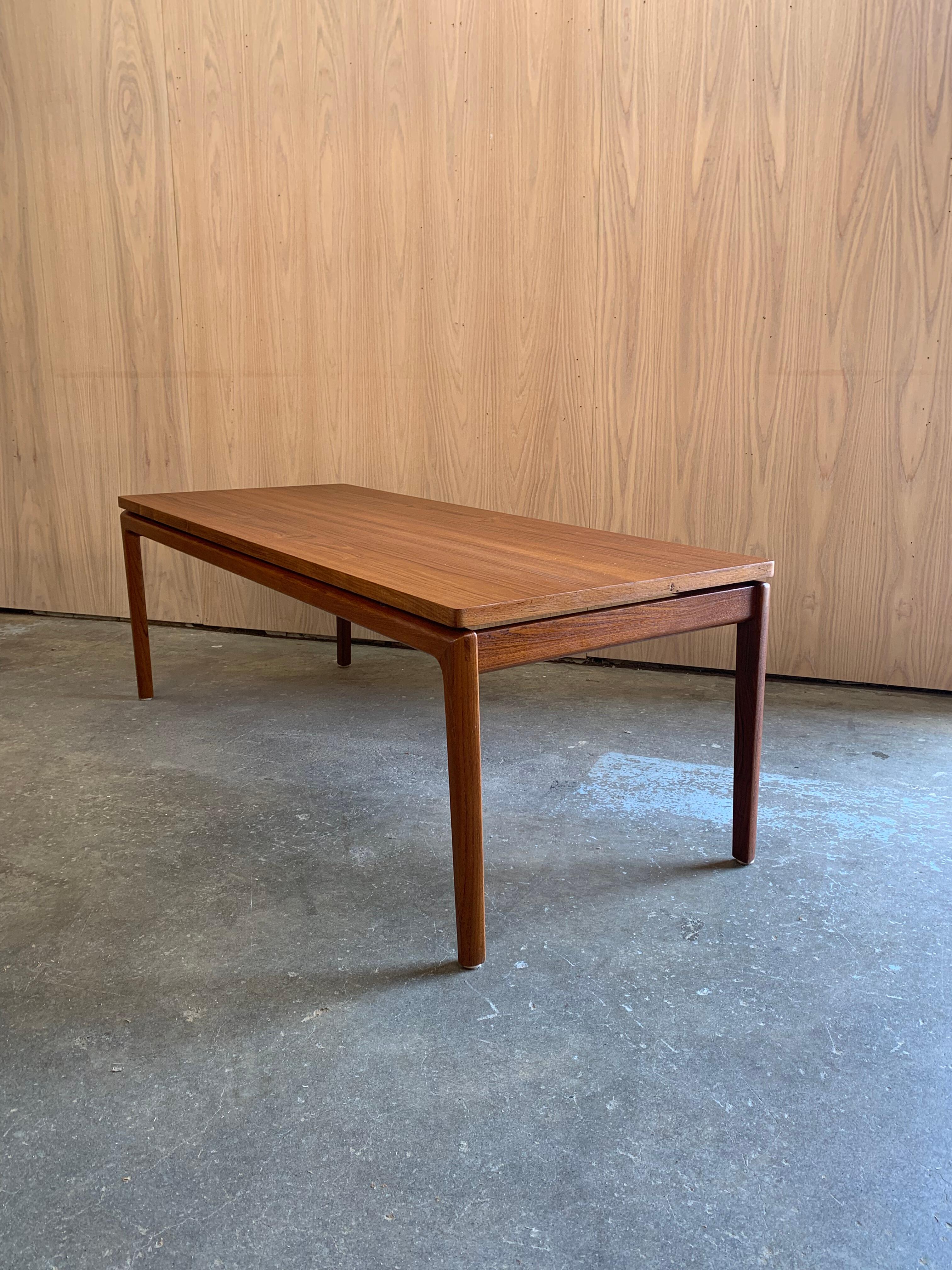 1960s Danish Teak Coffee Table by France & Sons For Sale 5
