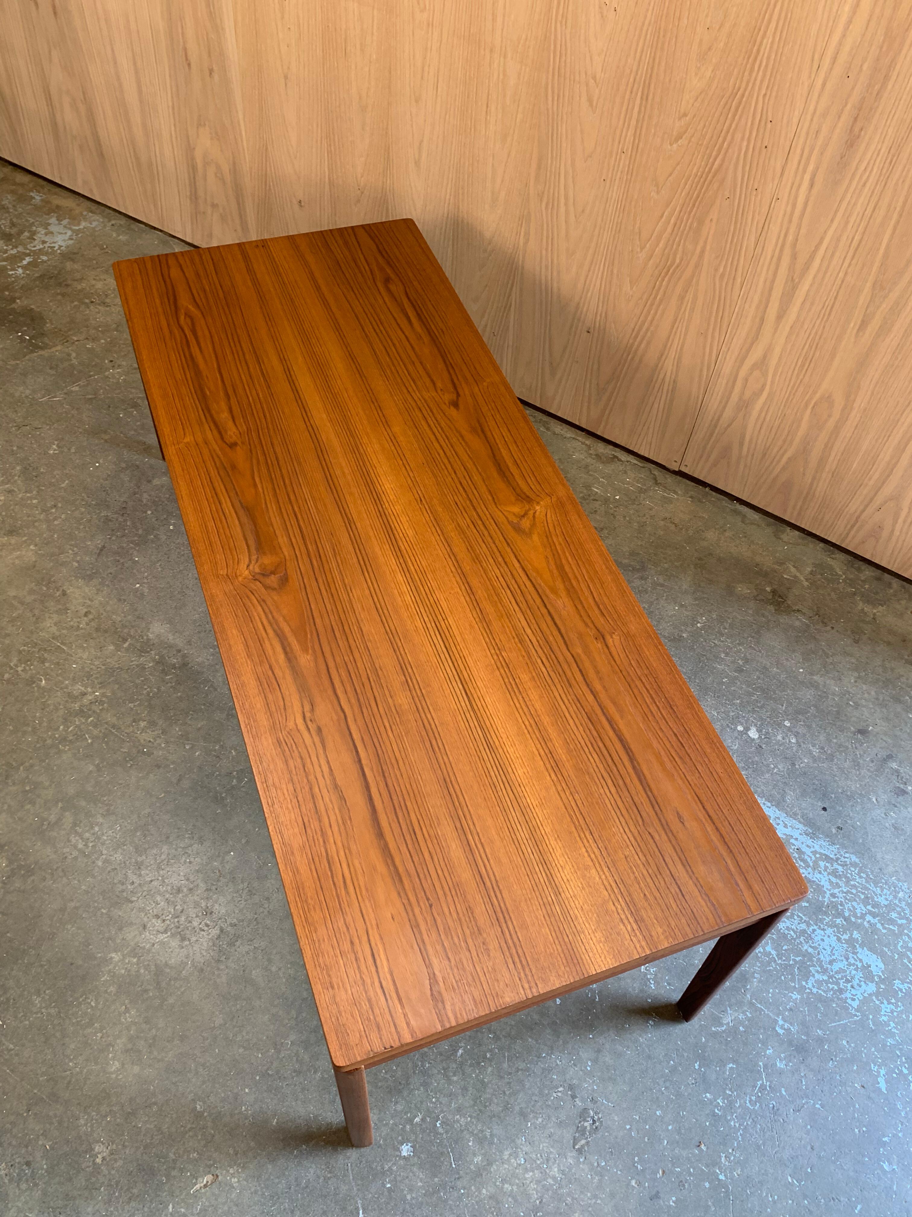 1960s Danish Teak Coffee Table by France & Sons For Sale 8