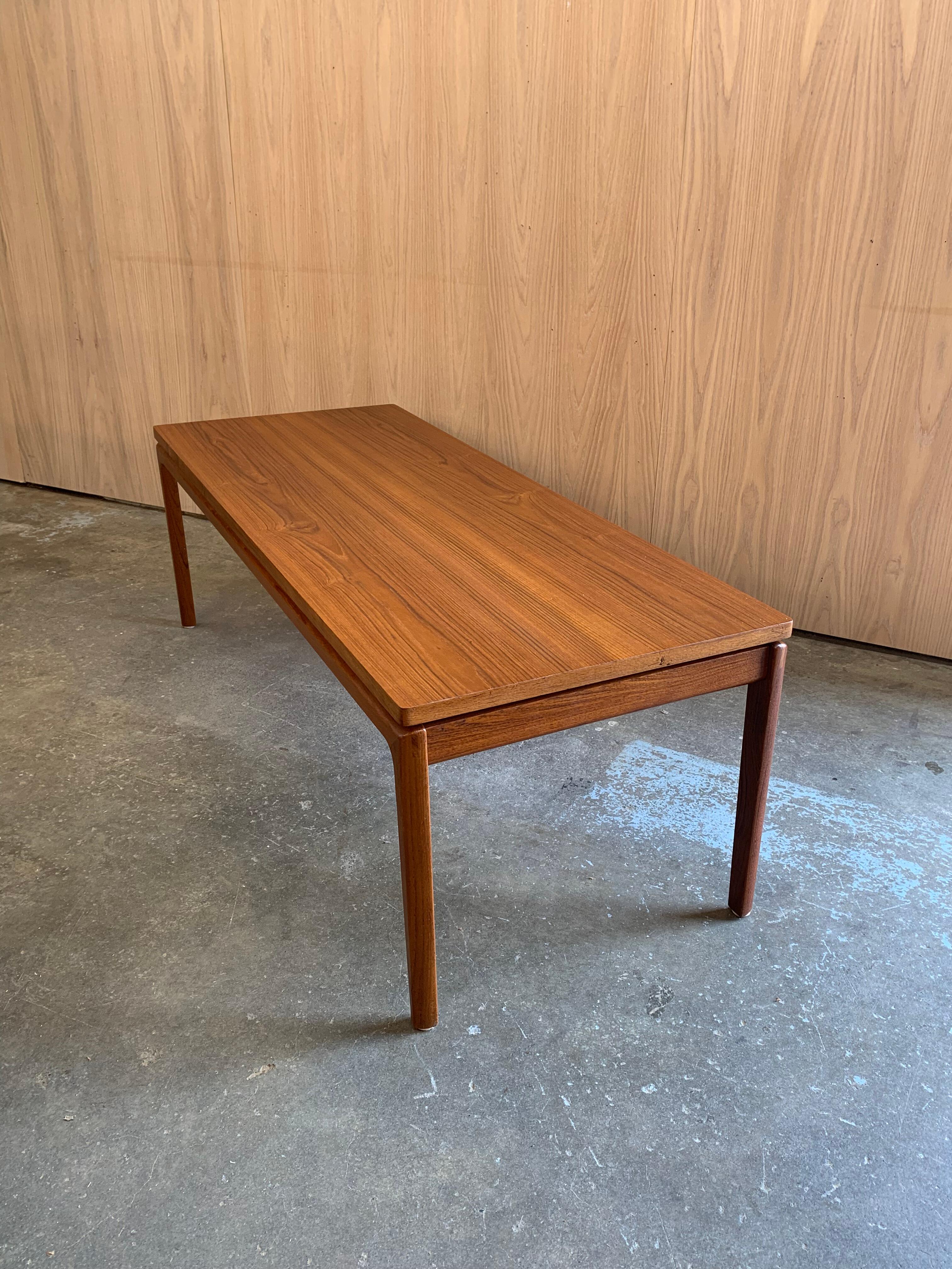 1960s Danish Teak Coffee Table by France & Sons For Sale 9