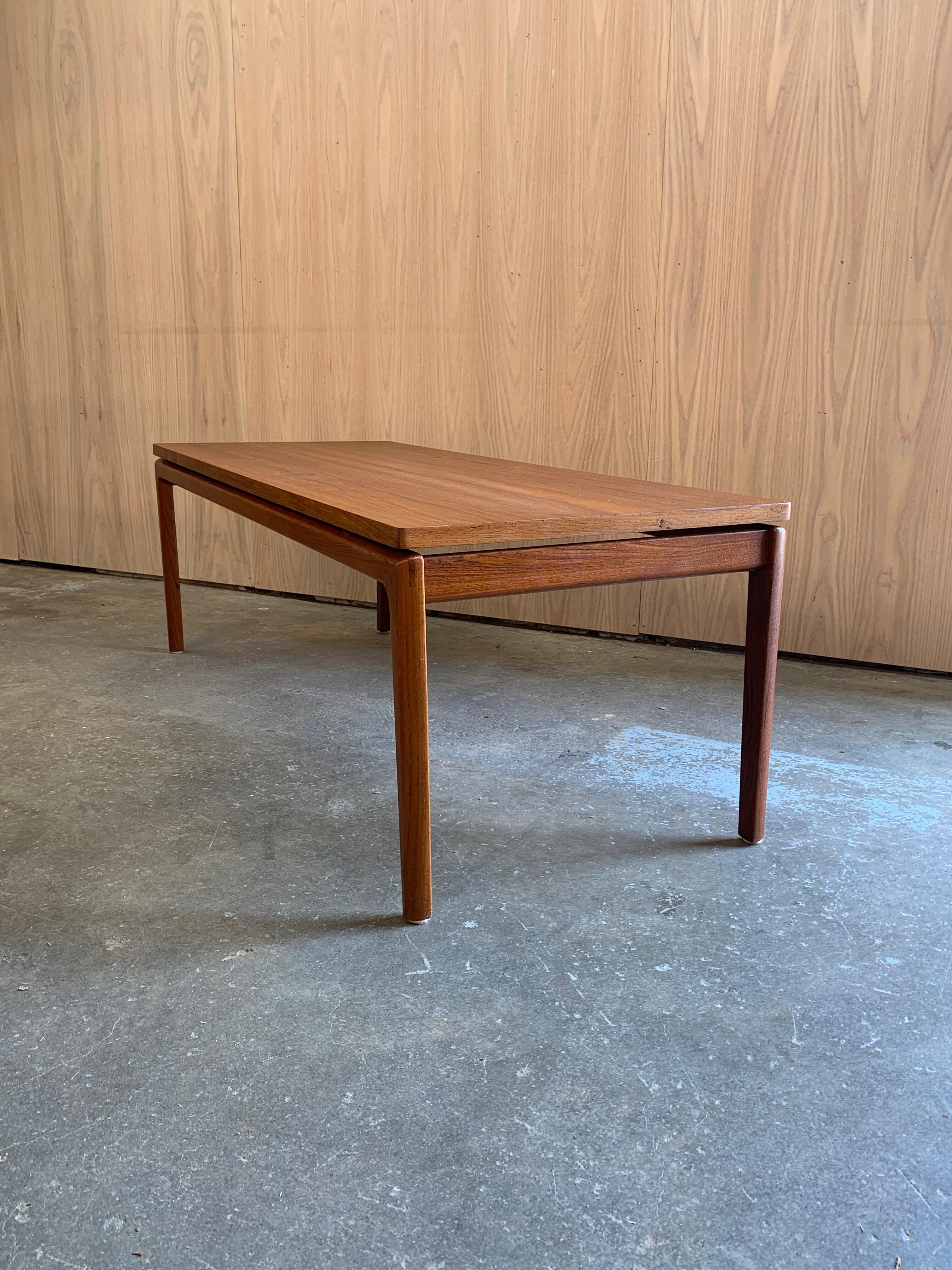 1960s Danish Teak Coffee Table by France & Sons For Sale 10