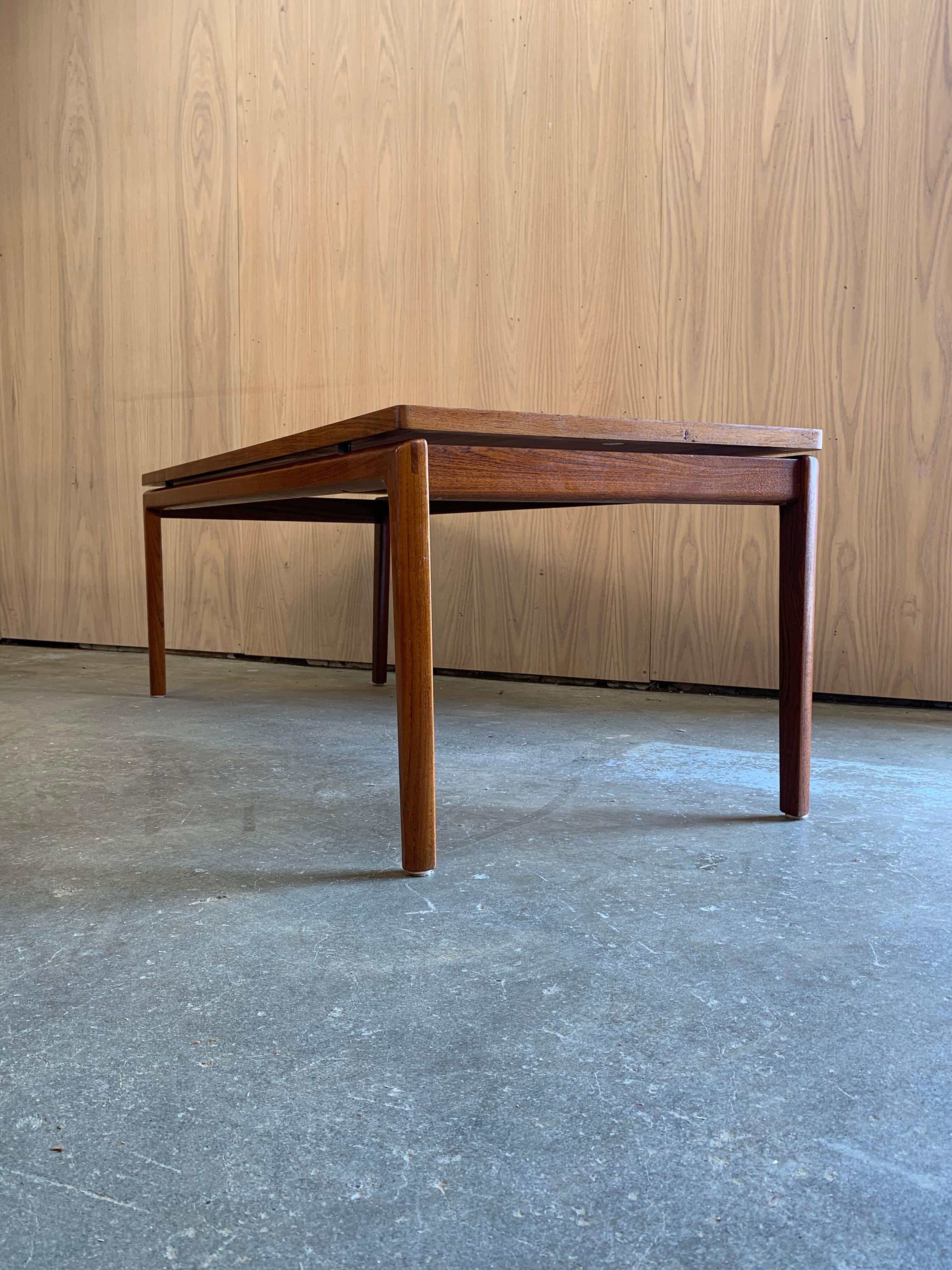 1960s Danish Teak Coffee Table by France & Sons For Sale 11