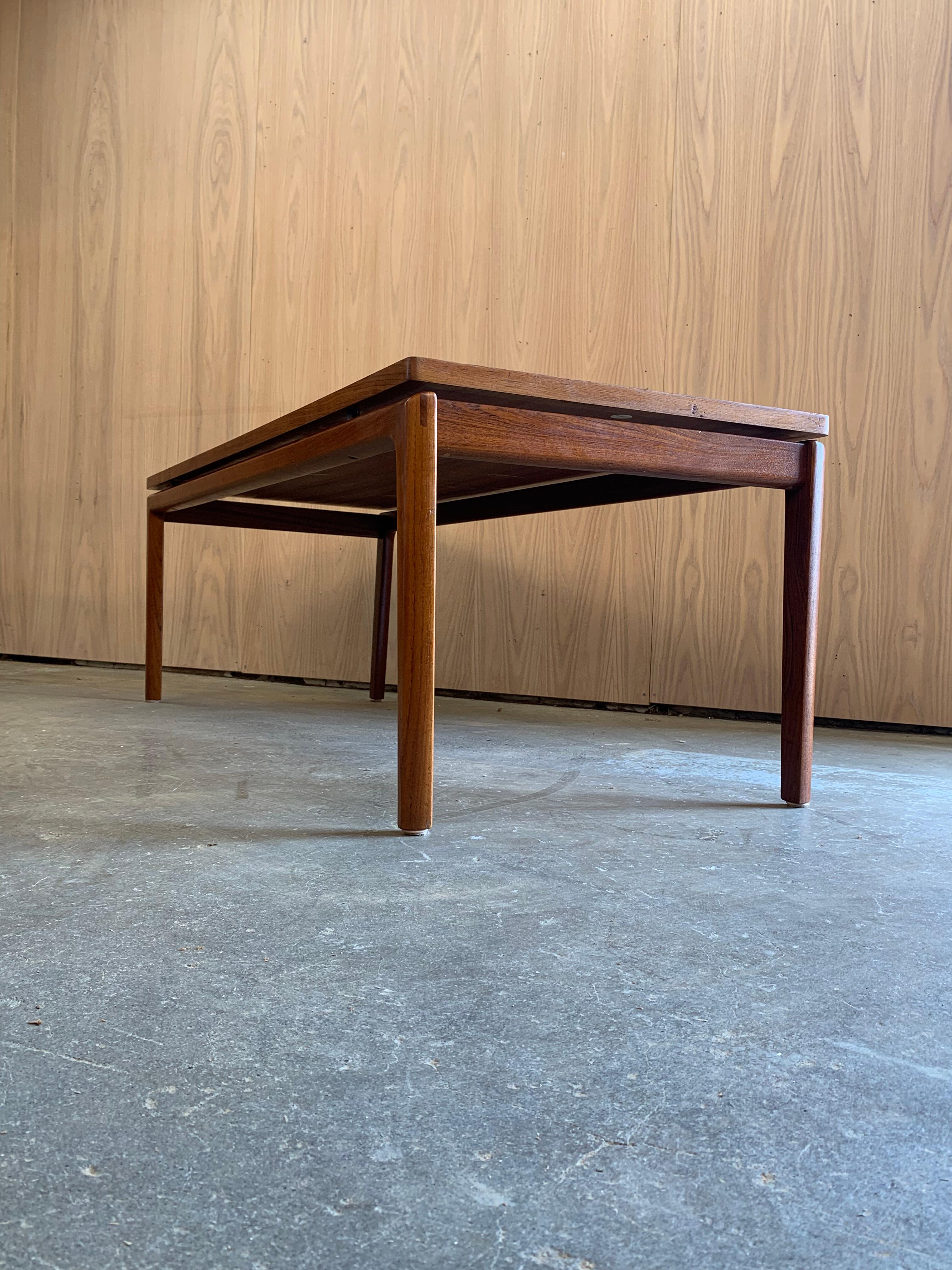 1960s Danish Teak Coffee Table by France & Sons For Sale 12