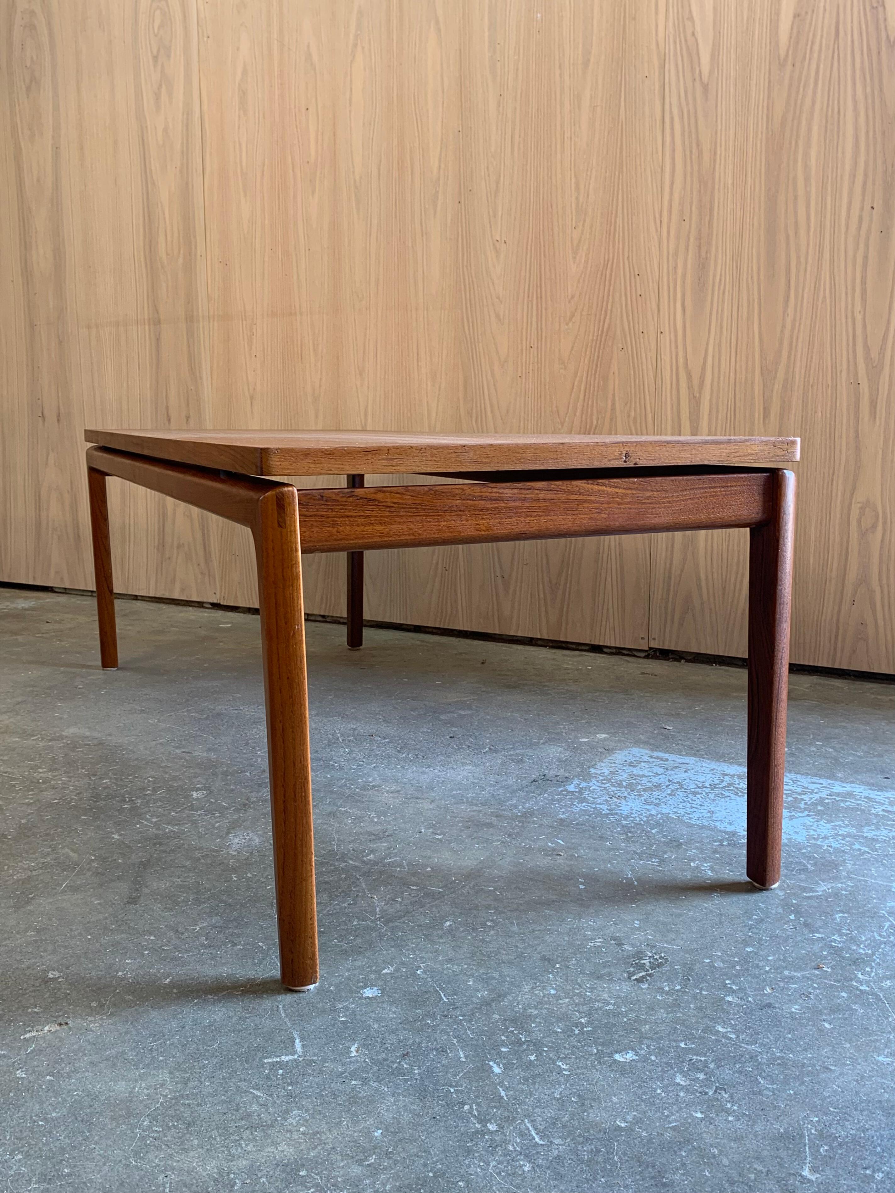 1960s Danish Teak Coffee Table by France & Sons For Sale 1