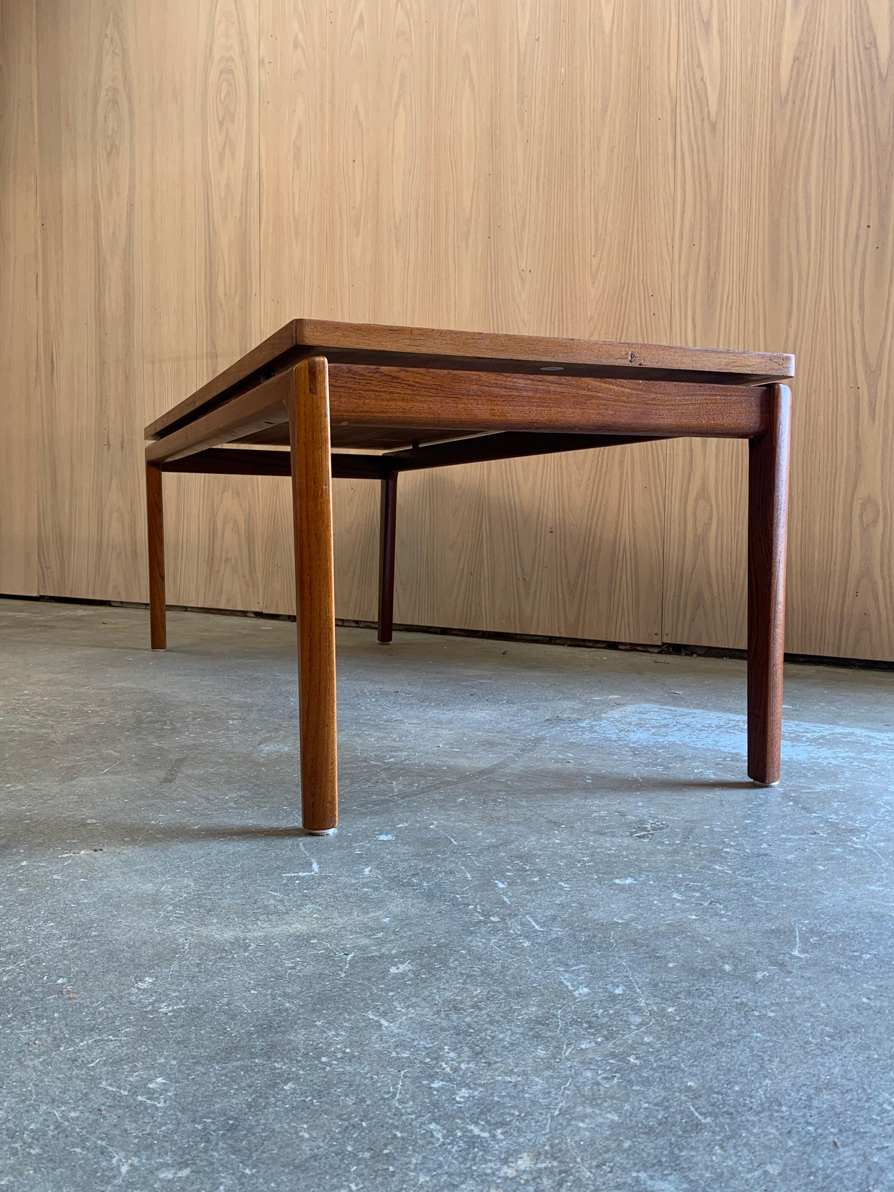1960s Danish Teak Coffee Table by France & Sons For Sale 2