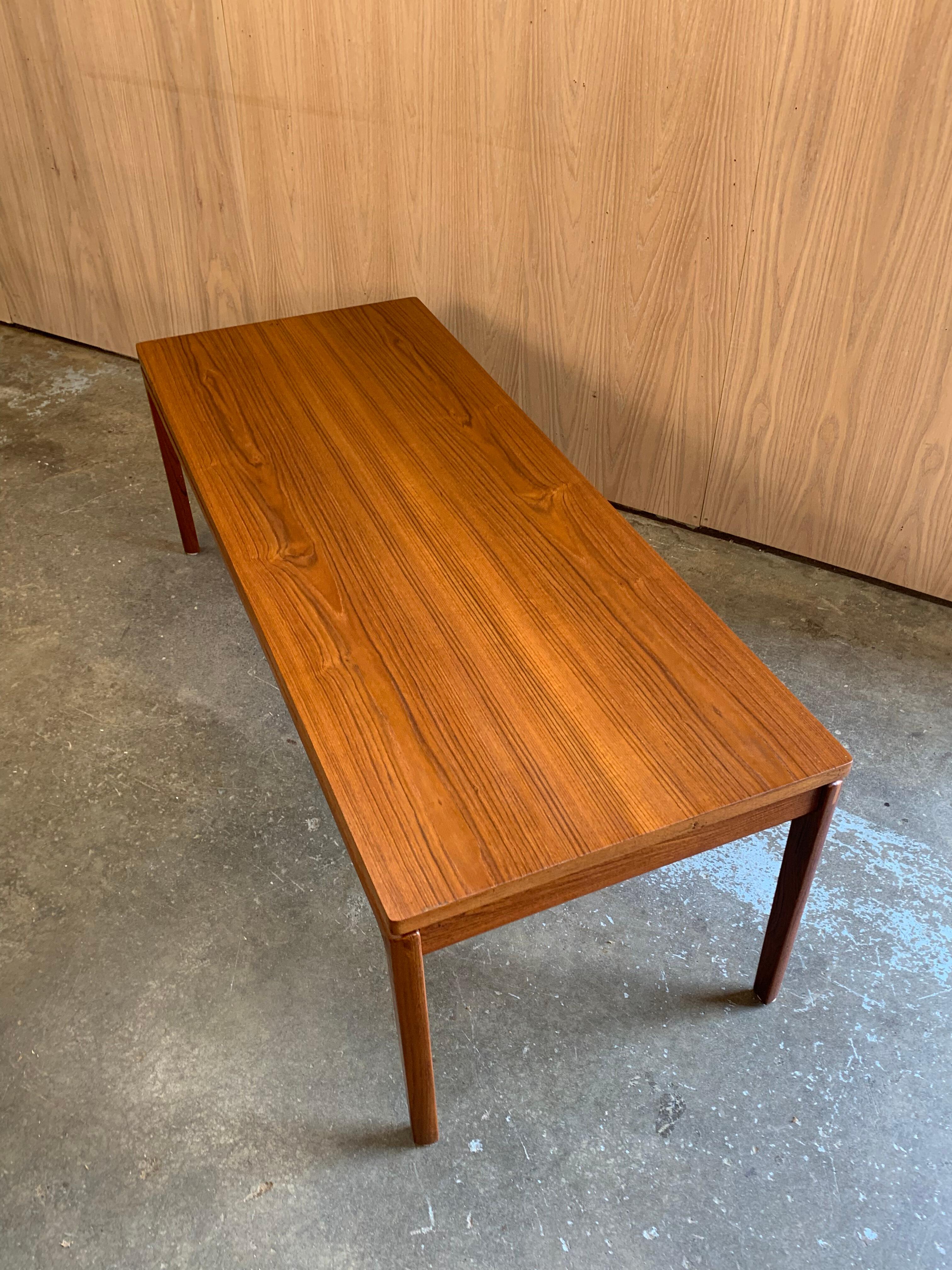 1960s Danish Teak Coffee Table by France & Sons For Sale 4