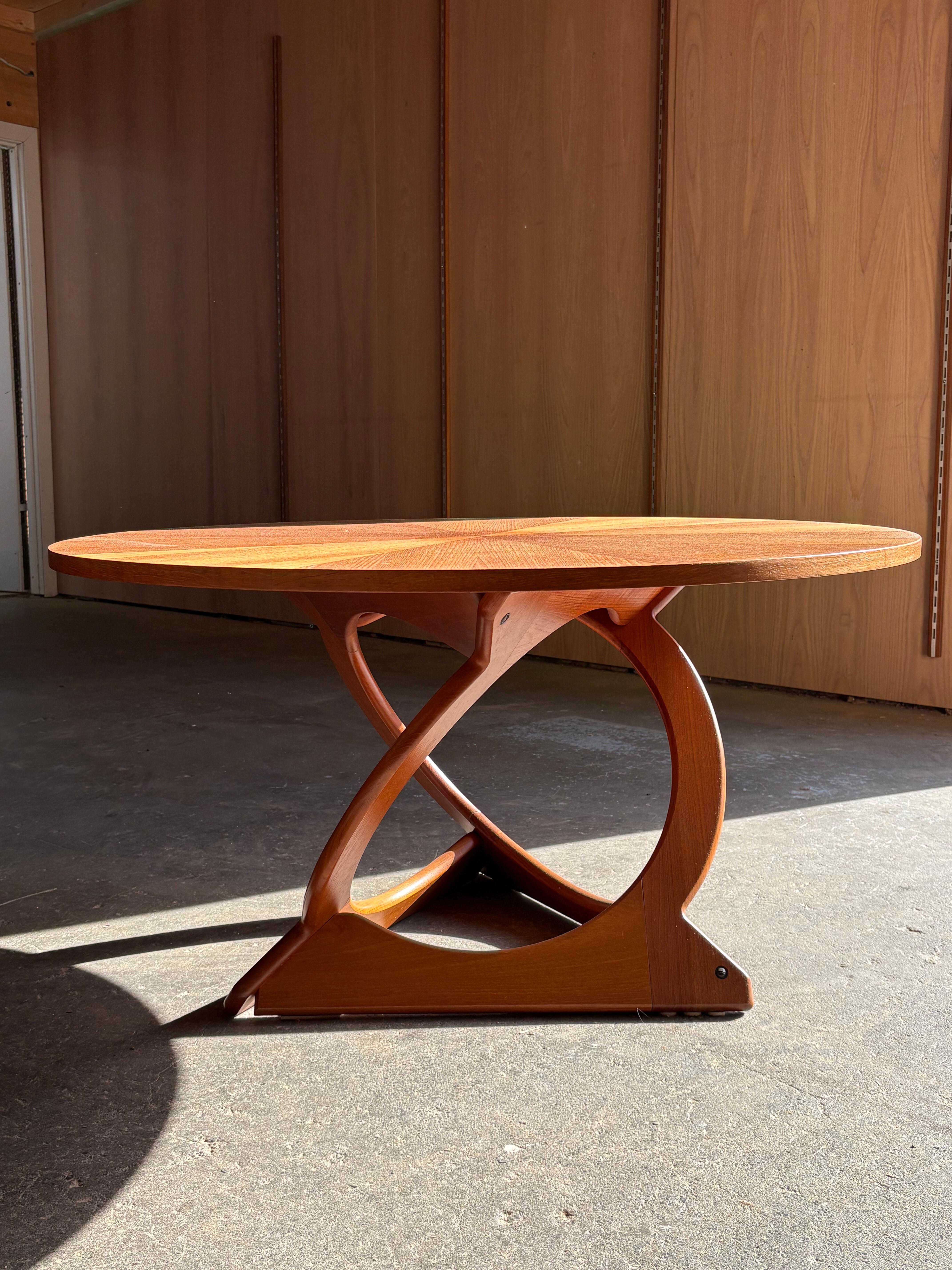 Mid-Century Modern 1960s Danish Teak Coffee Table by Georg Jensen For Sale
