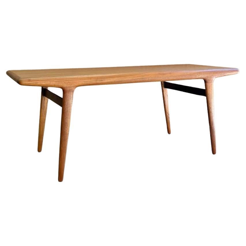 Tavolino in teak danese del 1960 di Niels Møller