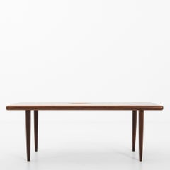 Table basse danoise en teck des années 1960