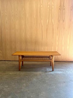 Table basse danoise en teck des années 1960