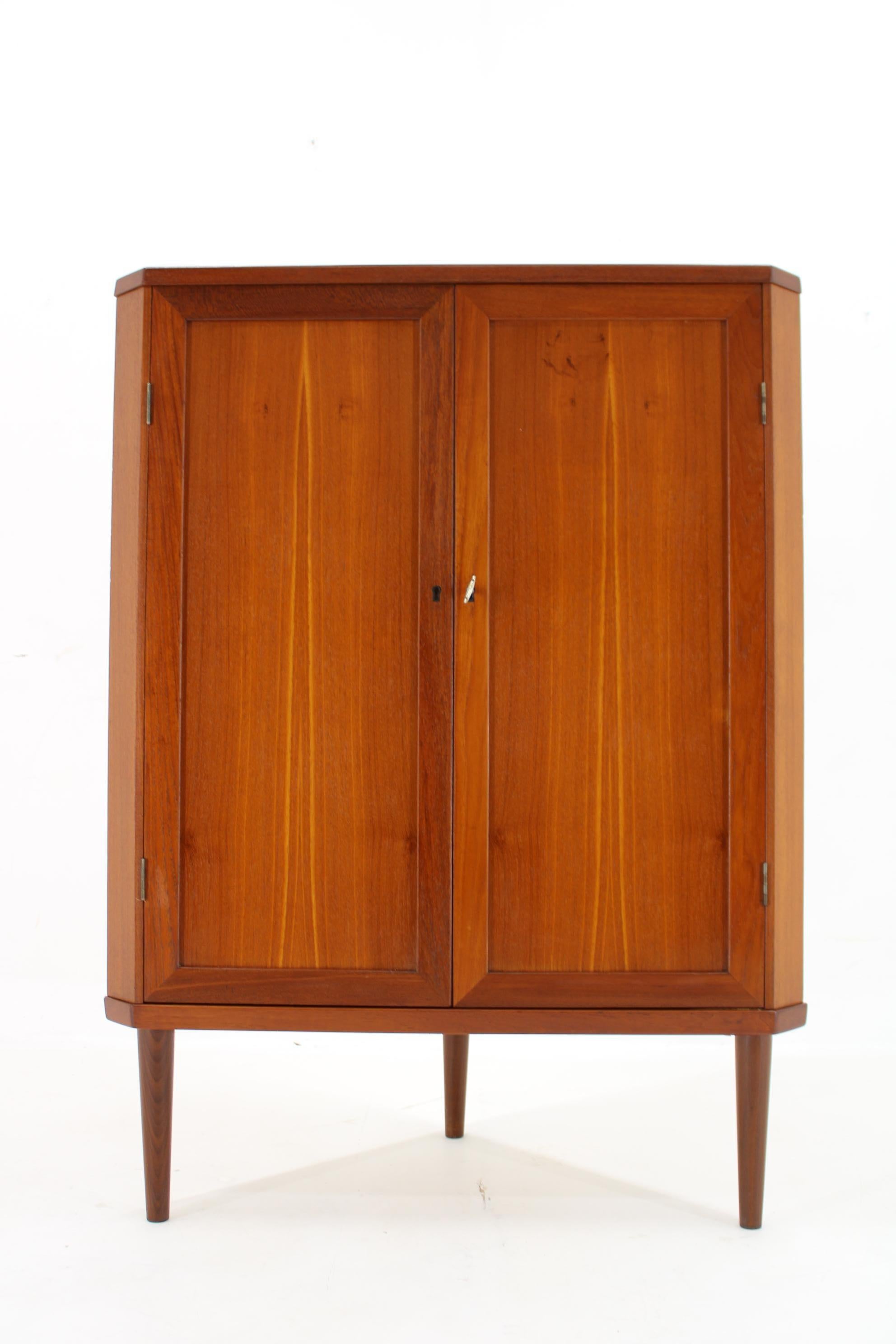 danish corner cabinet