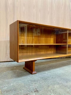 1960s Danish Teak Credenza  Hutch by Kofod Larsen