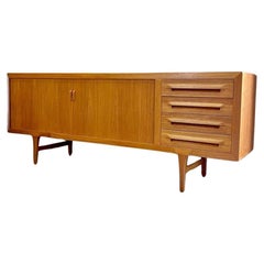 1960s Danish Teak Credenza  Sideboard by Kofod Larsen