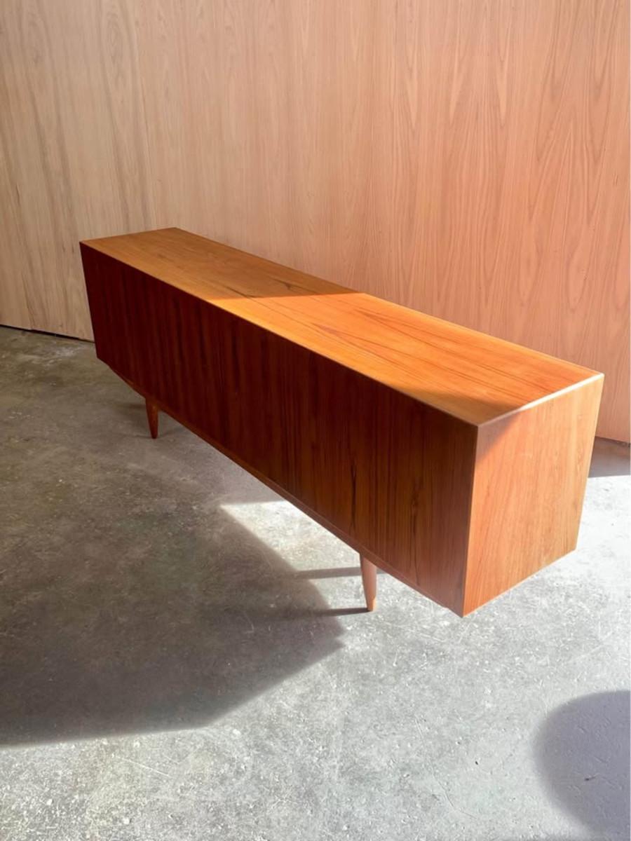 1960s Danish Teak Credenza  Sideboard 3