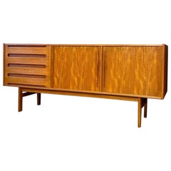 1960s Danish Teak Credenza  Sideboard