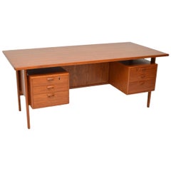 1960s Danish Teak Desk by Kai Kristiansen