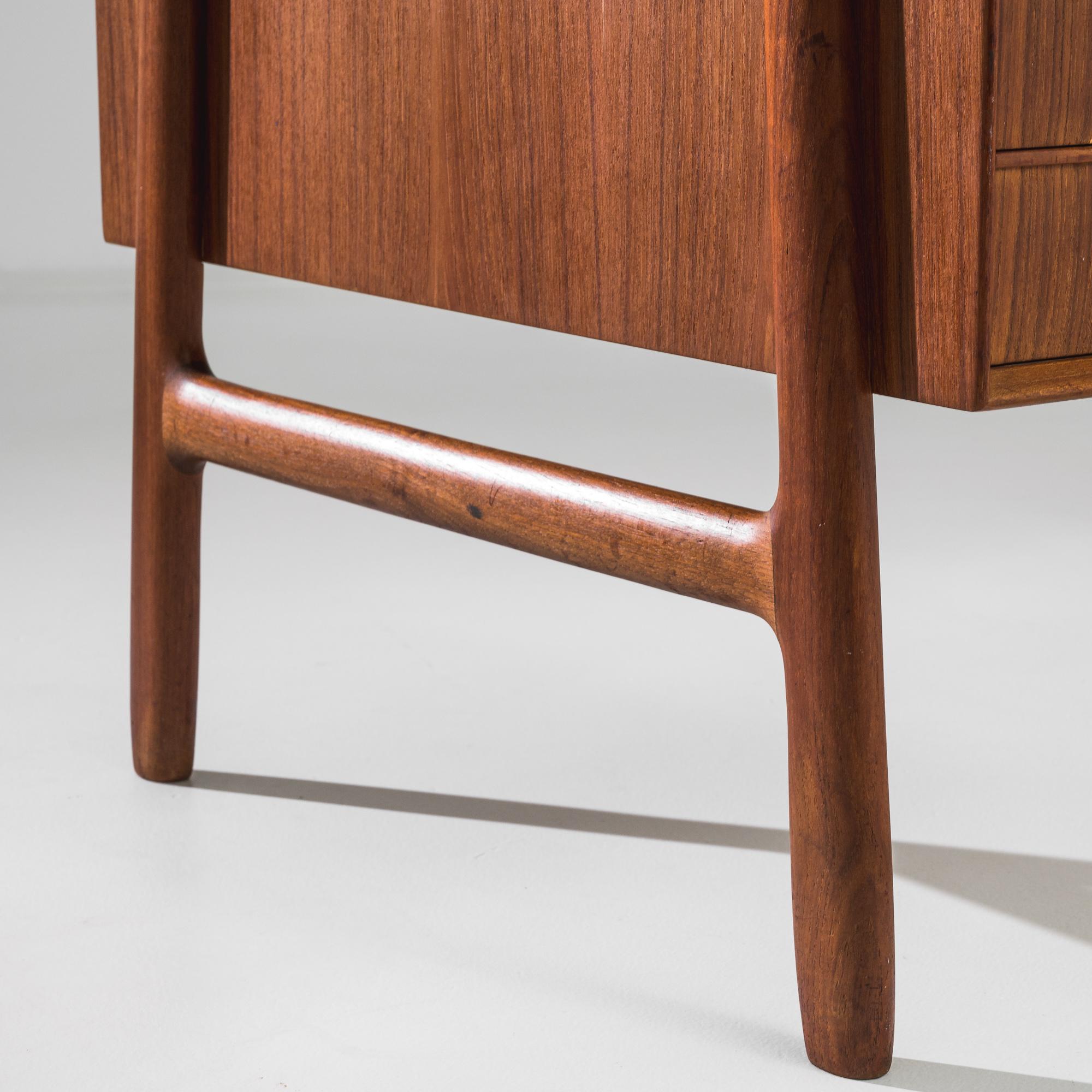 1960s Danish Teak Desk by Omann Jun 5