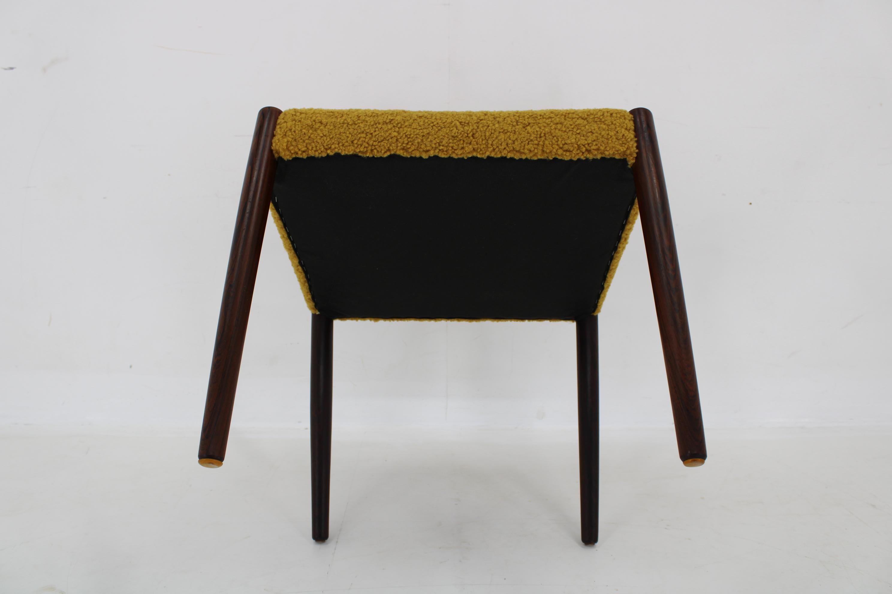 1960s Danish Teak Desk Chair , Restored For Sale 7