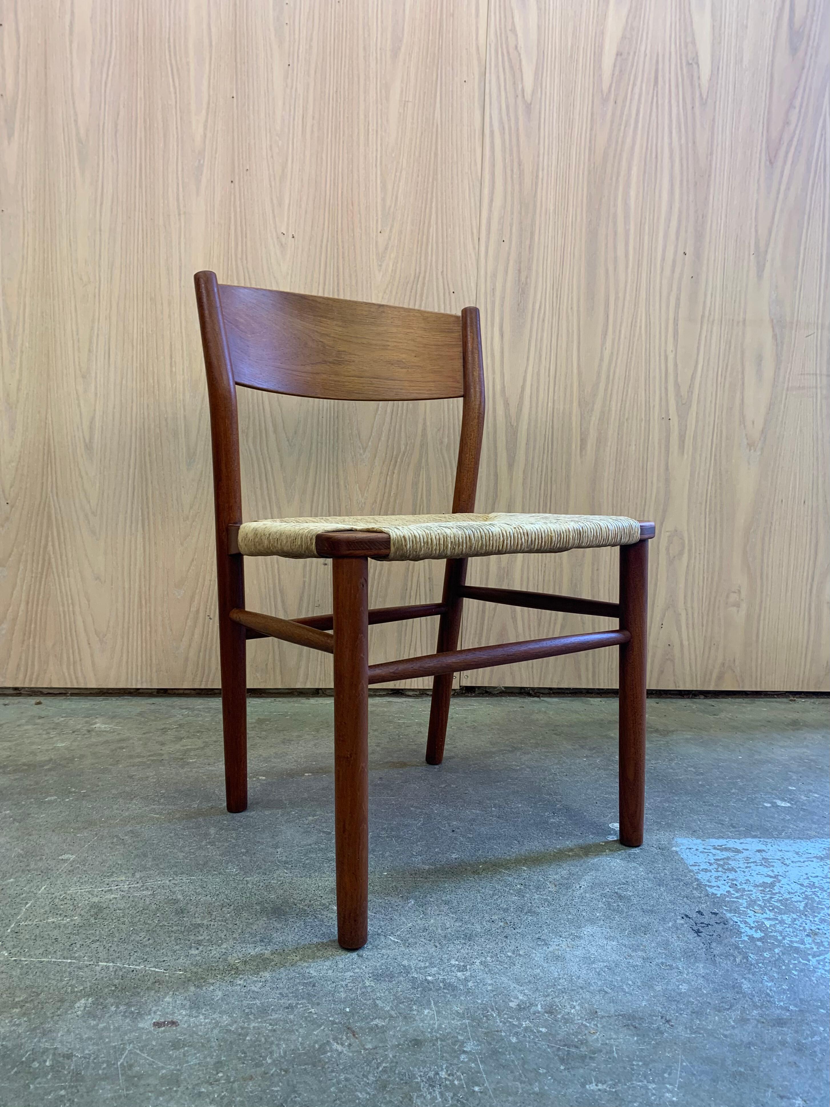 1960er Jahre Dänische Teakholz-Esszimmerstühle von Børge Mogensen im Angebot 6