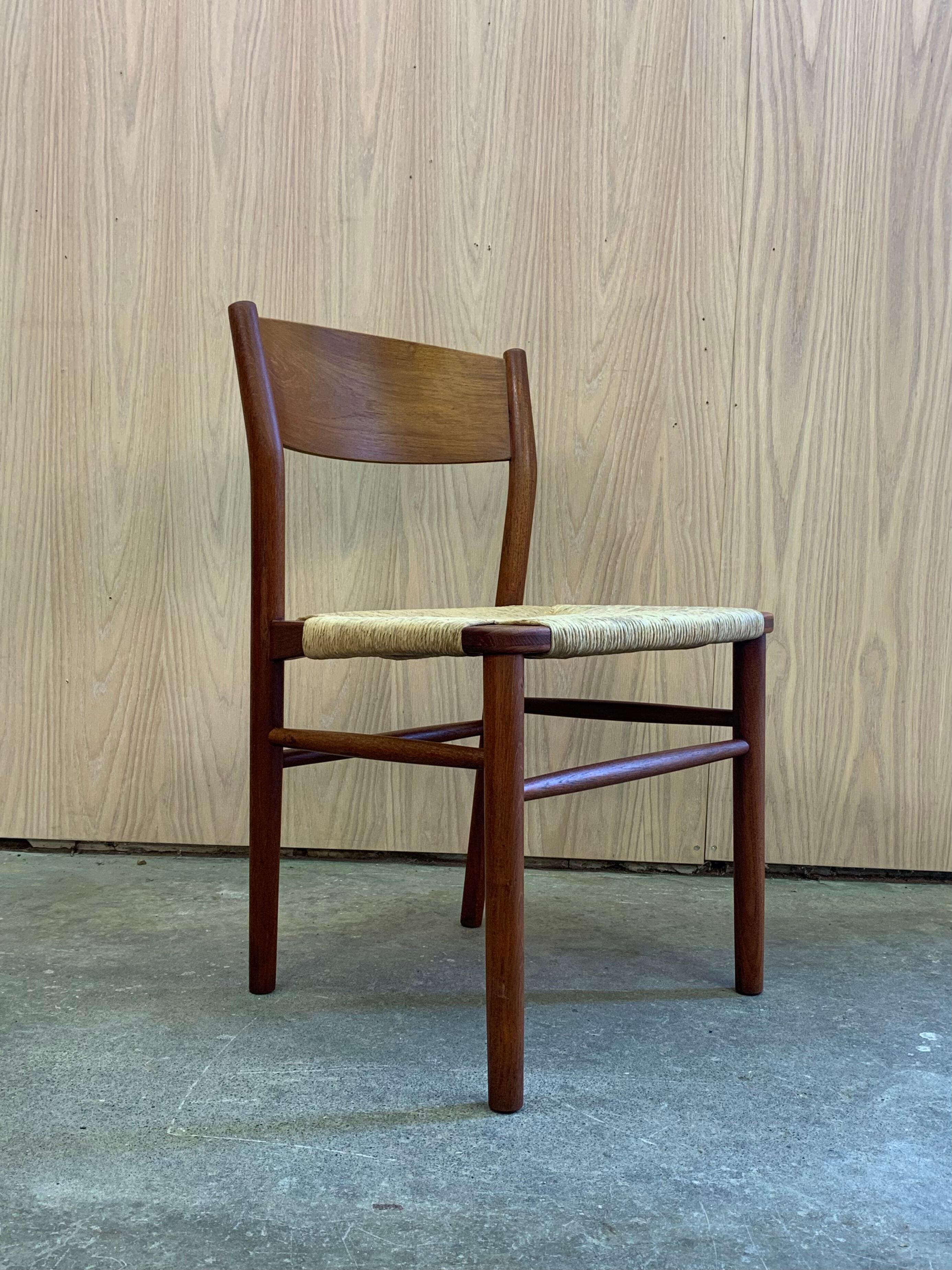 1960er Jahre Dänische Teakholz-Esszimmerstühle von Børge Mogensen im Angebot 10
