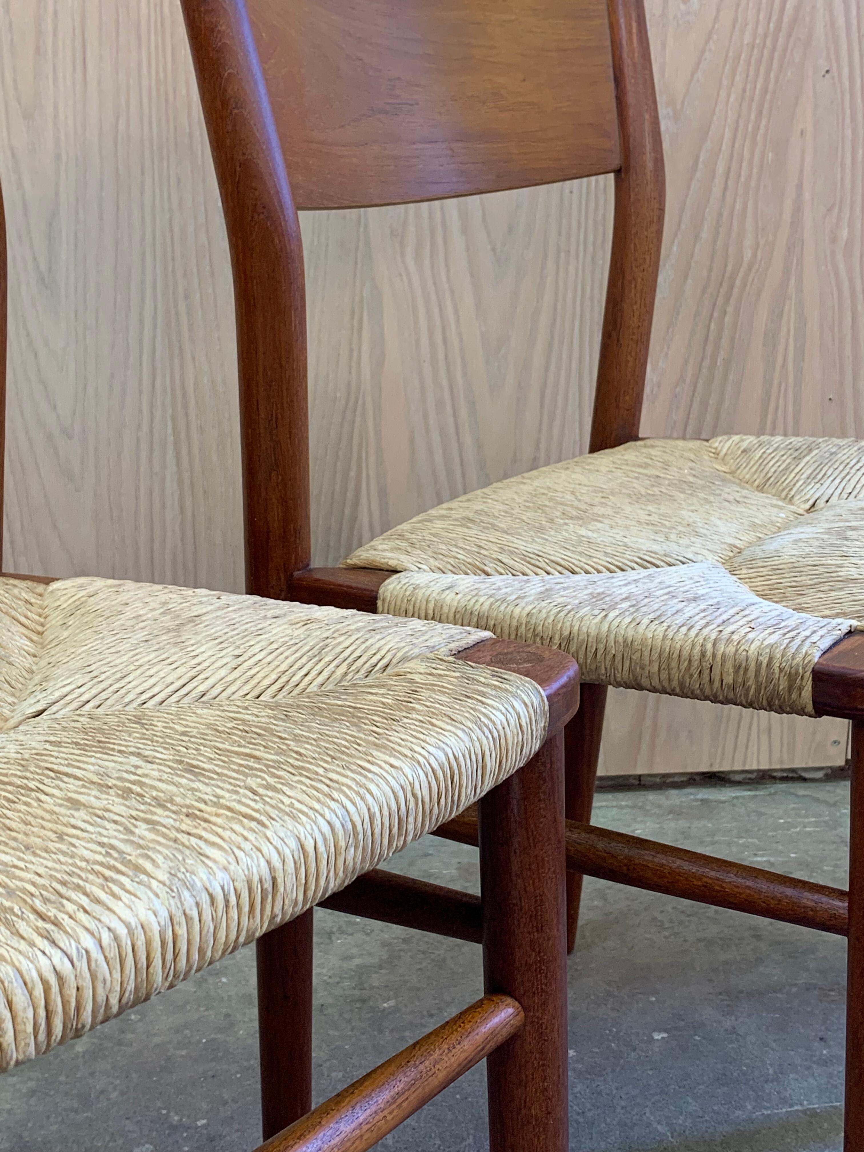 1960er Jahre Dänische Teakholz-Esszimmerstühle von Børge Mogensen im Angebot 11