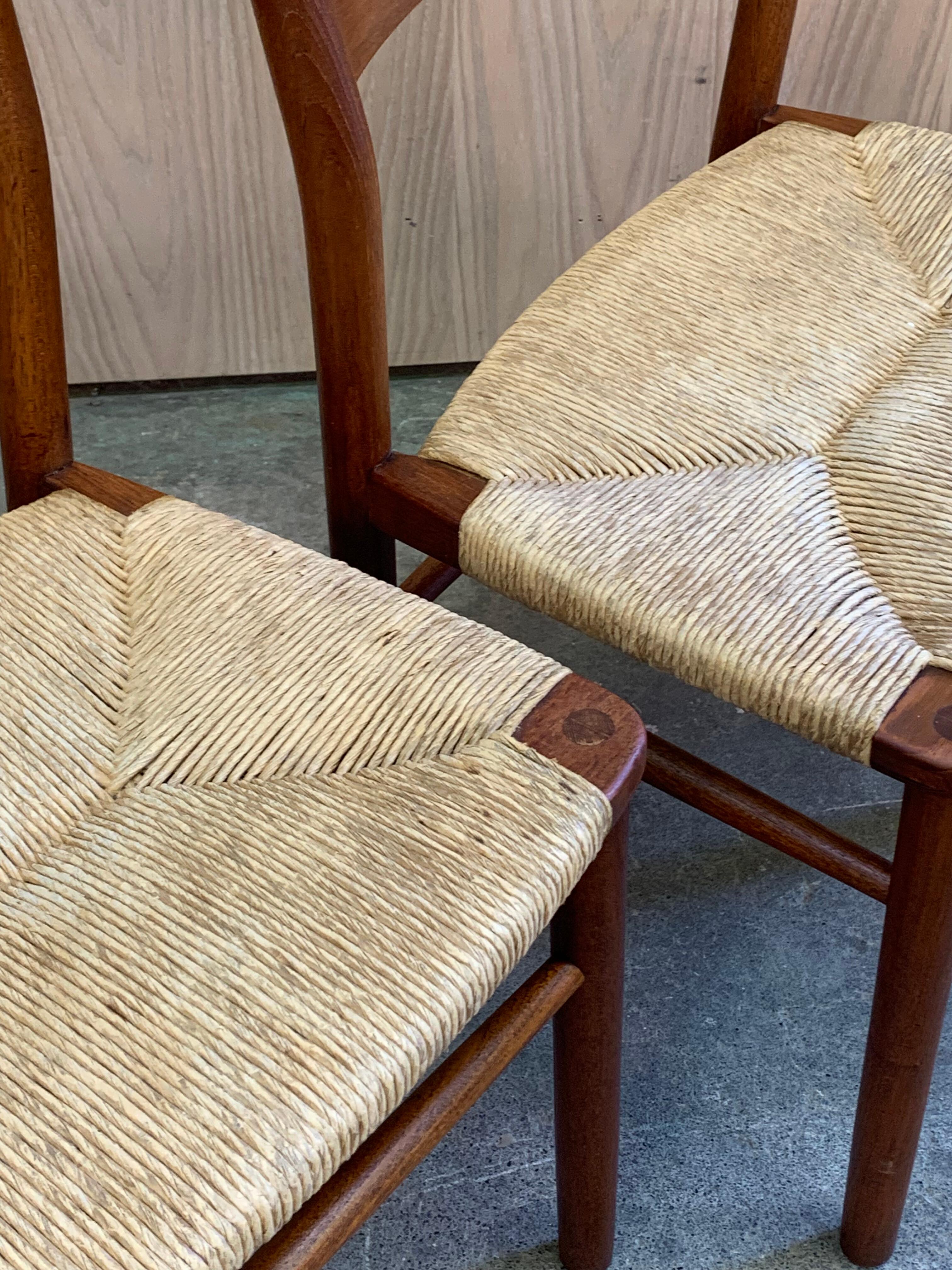 1960er Jahre Dänische Teakholz-Esszimmerstühle von Børge Mogensen im Angebot 12