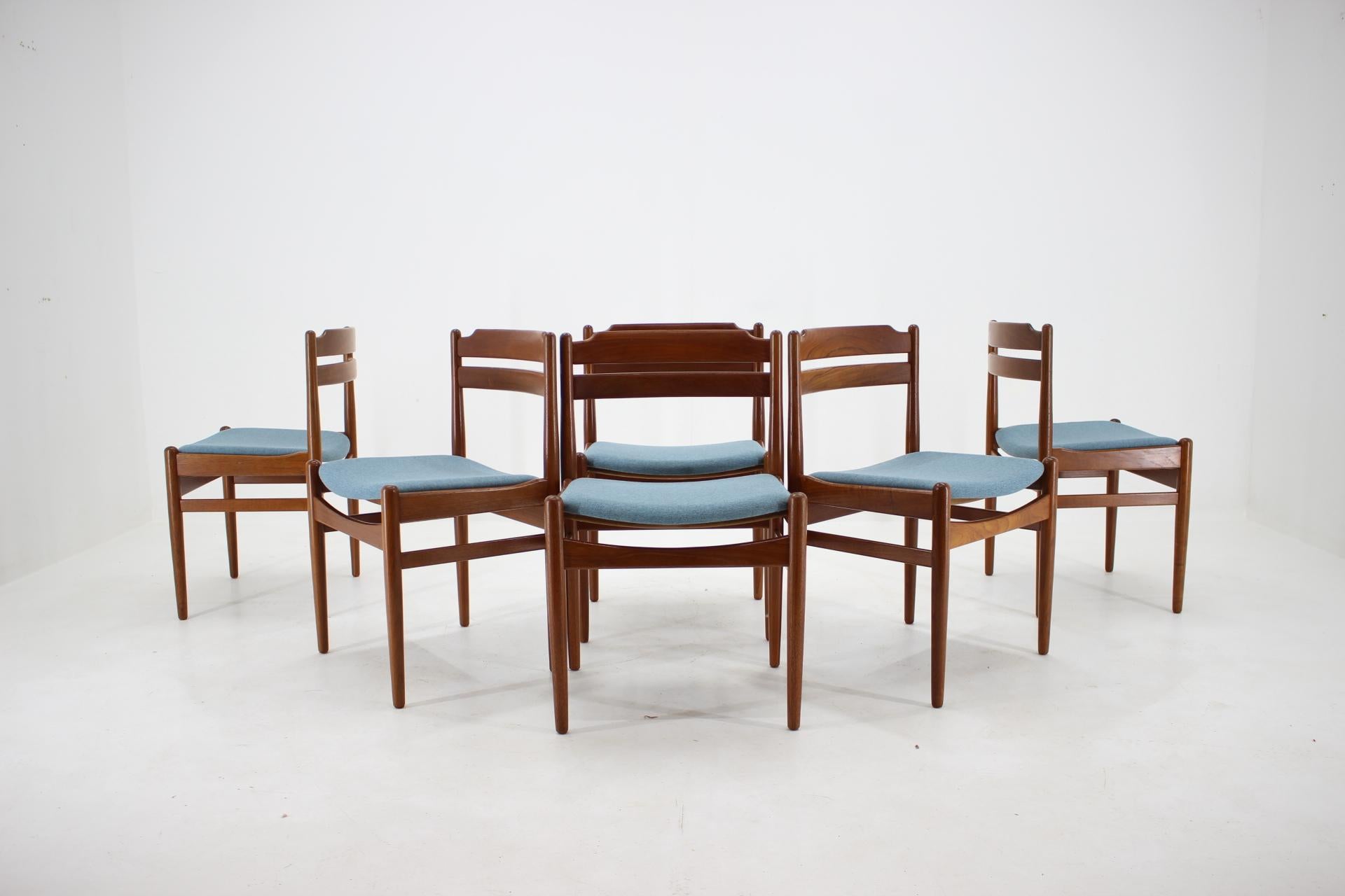 Mid-20th Century 1960s Danish Teak Dining Chairs from Sorø Stolefabrik, Set of 6