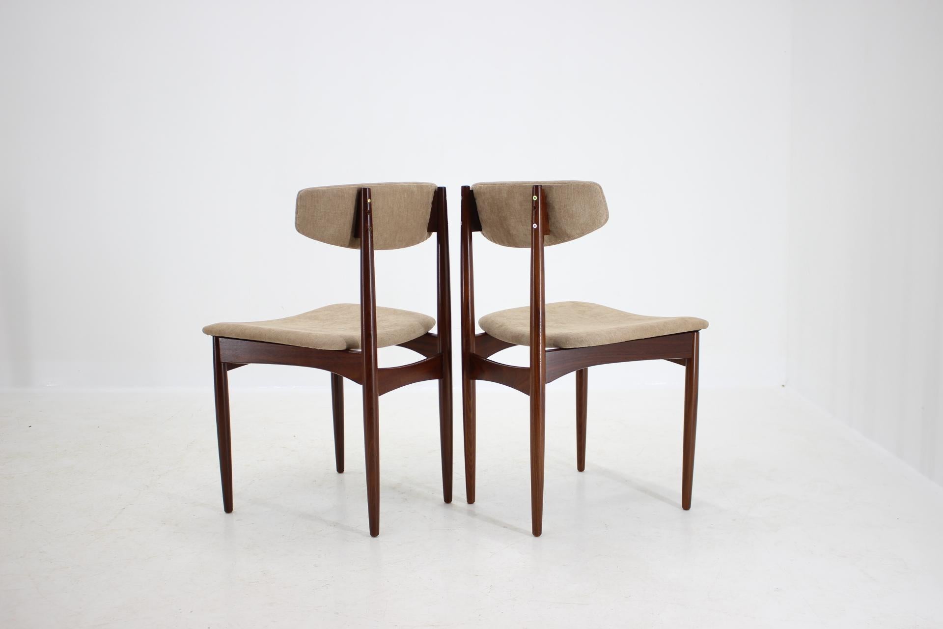 1960s Danish Teak Dining Chairs, Set of 4 4