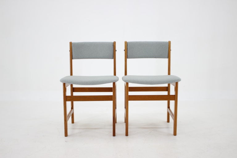 Mid-Century Modern 1960s Danish Teak Dining Chairs, Set of 4 For Sale