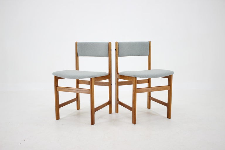 1960s Danish Teak Dining Chairs, Set of 4 In Good Condition For Sale In Praha, CZ