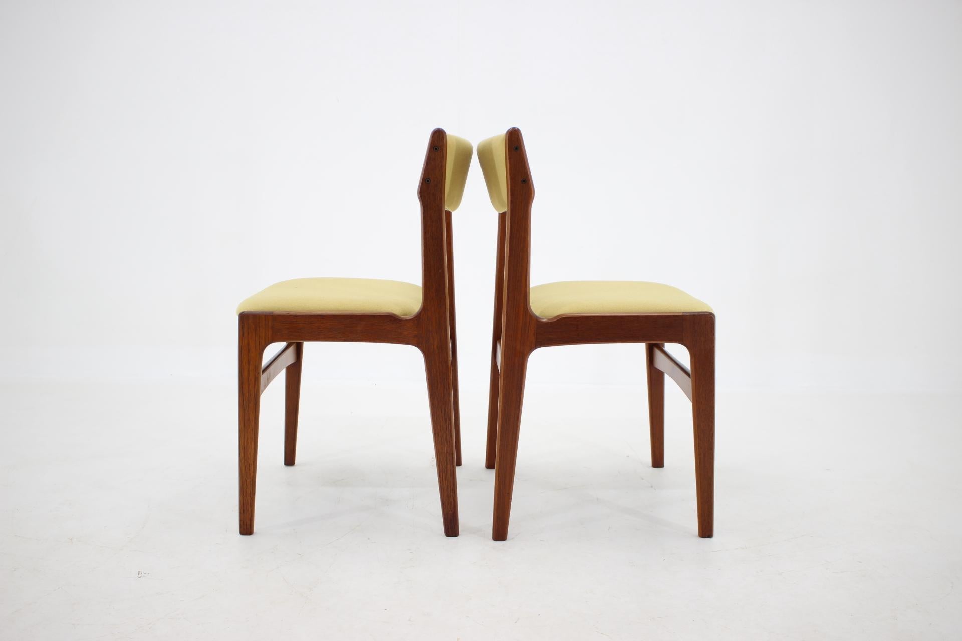 1960s Danish Teak Dining Chairs, Set of 4 In Good Condition In Praha, CZ