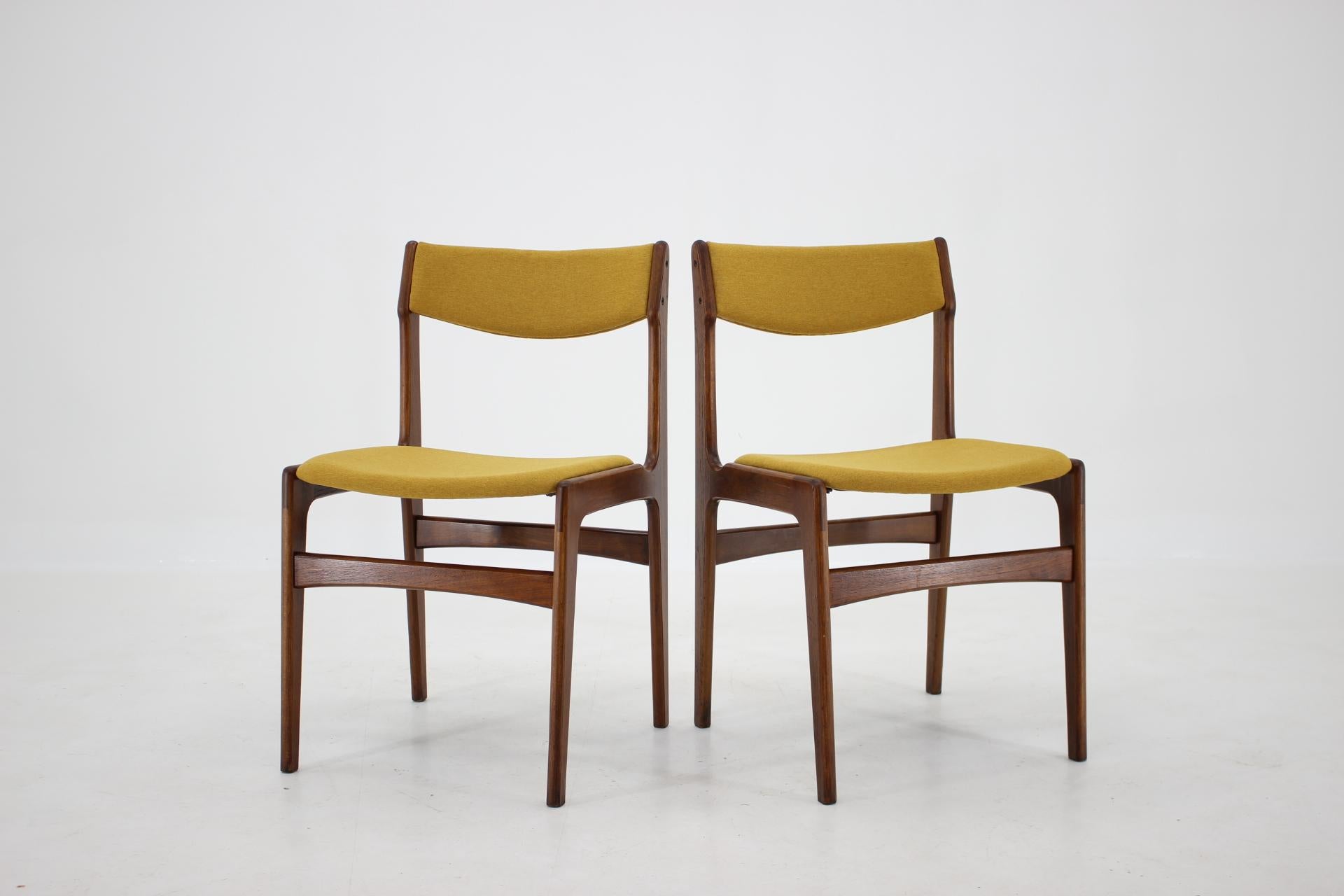 Mid-20th Century 1960s Danish Teak Dining Chairs, Set of 4