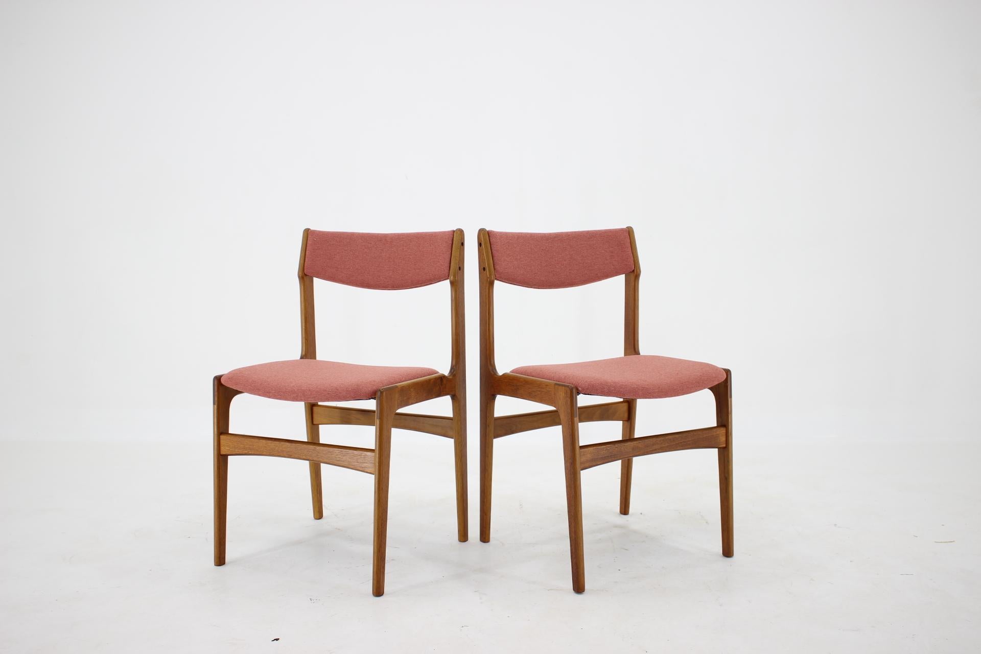 Mid-20th Century 1960s Danish Teak Dining Chairs, Set of 4
