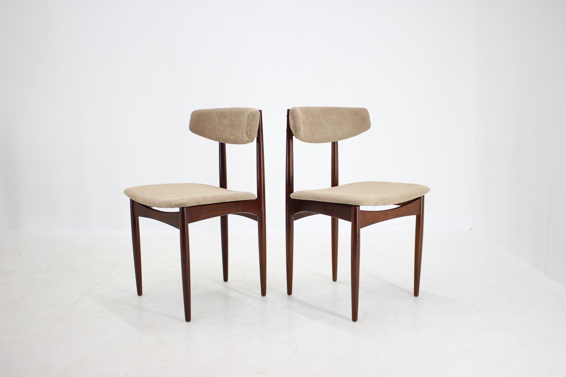 1960s Danish Teak Dining Chairs, Set of 4 1