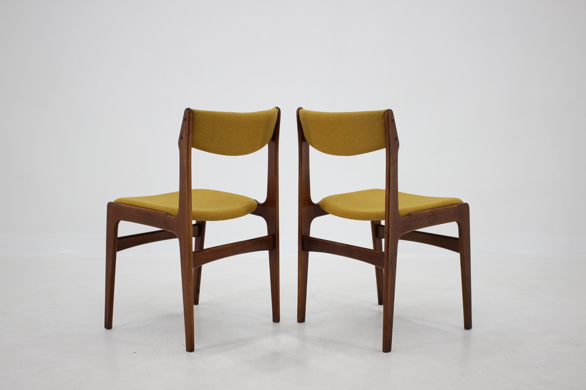1960s Danish Teak Dining Chairs, Set of 4 2