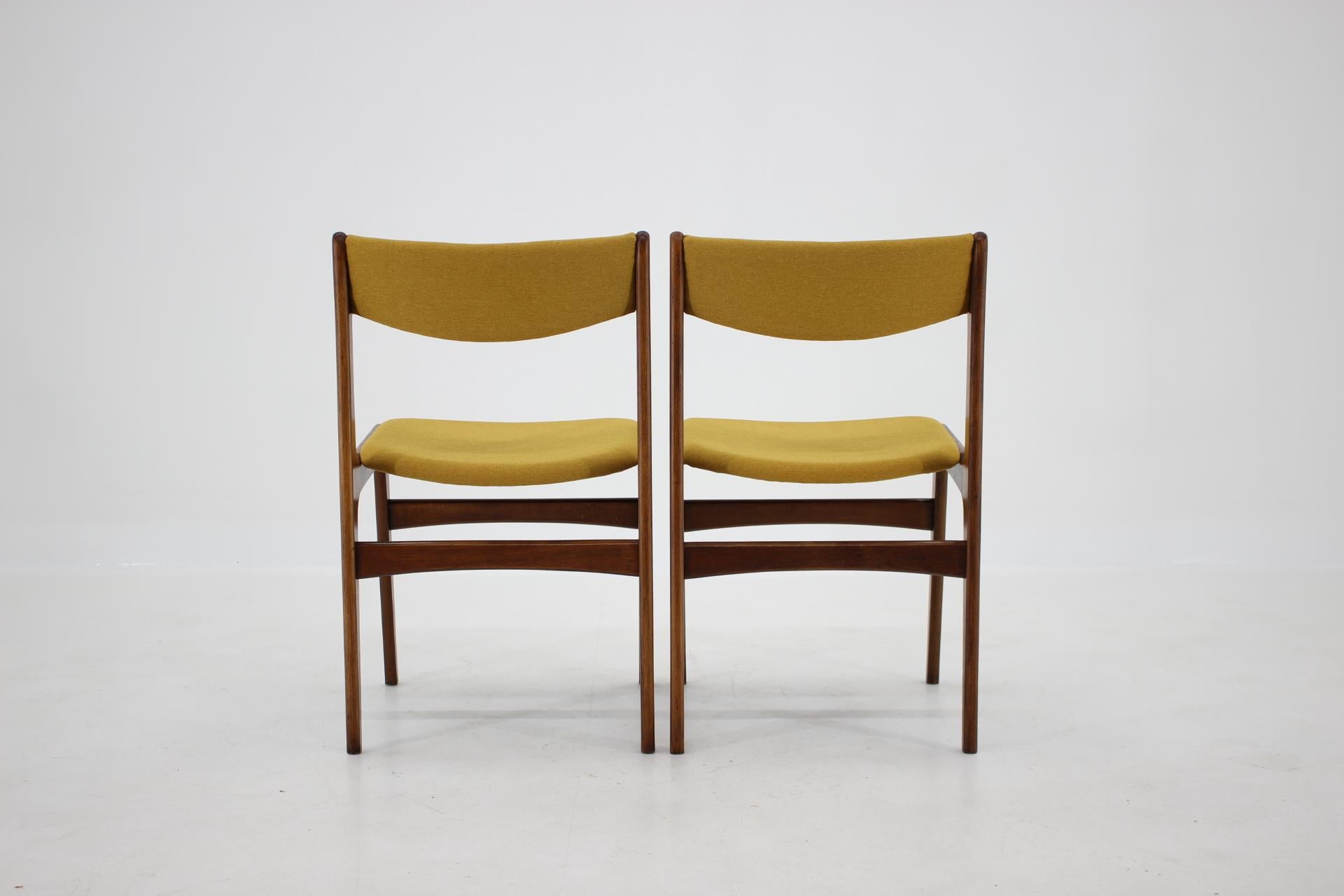 1960s Danish Teak Dining Chairs, Set of 4 3