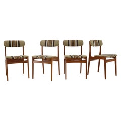 1960s Danish Teak Dining Chairs, Set of 4