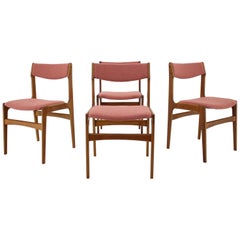 1960s Danish Teak Dining Chairs, Set of 4