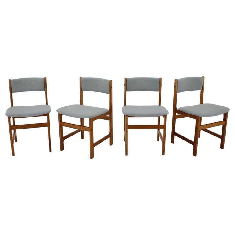 1960s Danish Teak Dining Chairs, Set of 4 For Sale