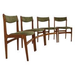 1960s Danish Teak Dining Chairs, Set of 4 1960s Danish Teak Dining Chairs, Set of 4
