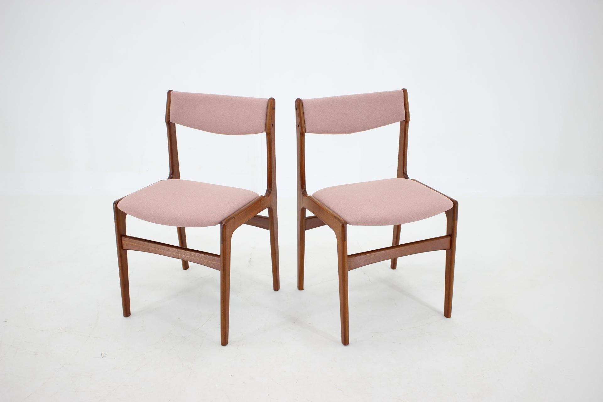 Mid-Century Modern 1960s Danish Teak Dining Chairs, Set of 6
