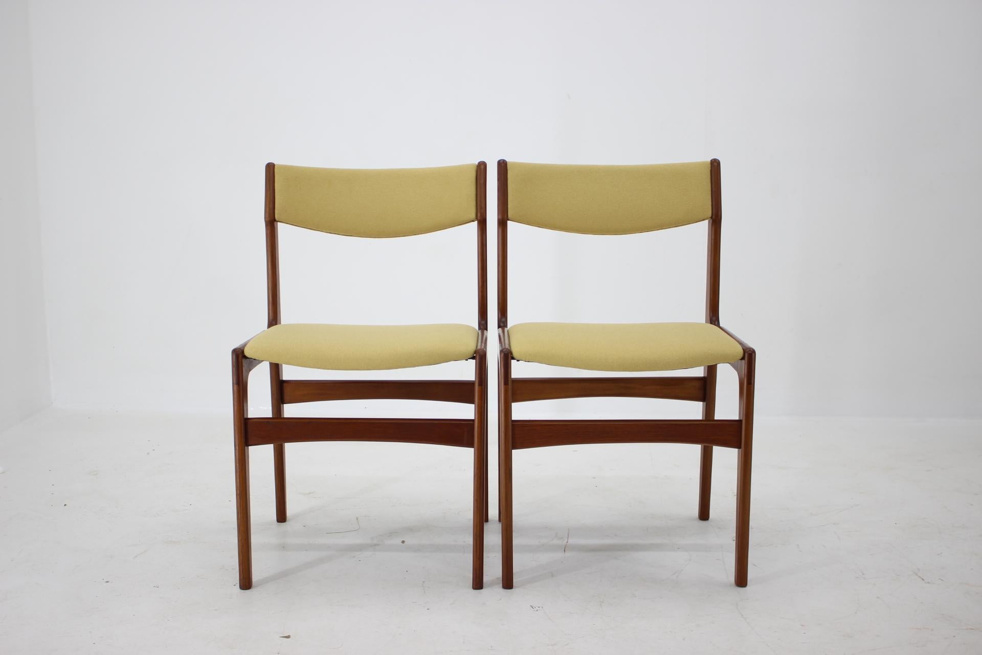 1960s teak dining chairs