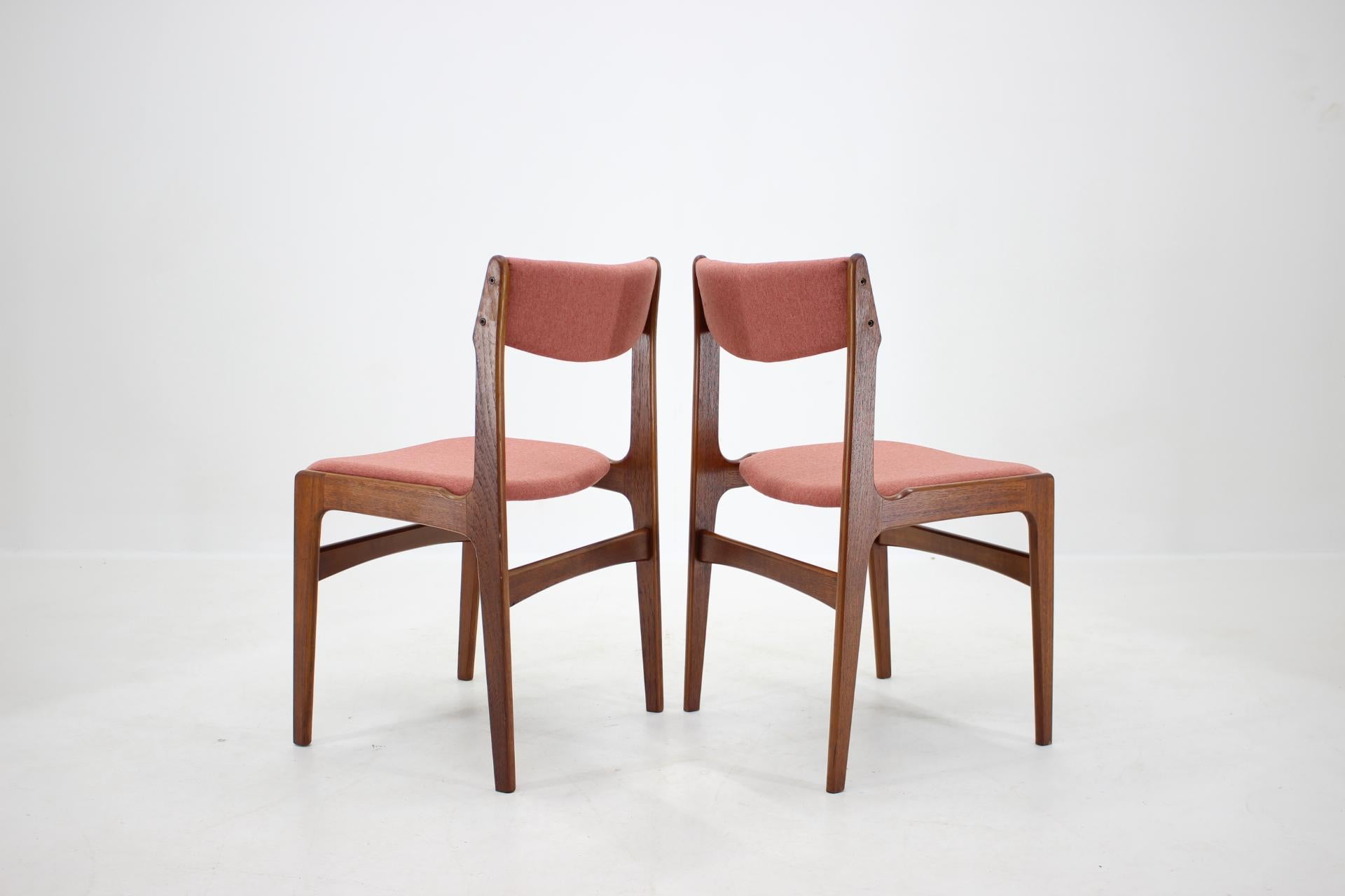 Mid-20th Century 1960s Danish Teak Dining Chairs, Set of 6
